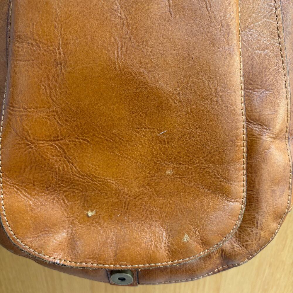 PATRICIA NASH Saddlebag Leather Tooled Studded Shoulder Bag Boho Western - Picture 9 of 16